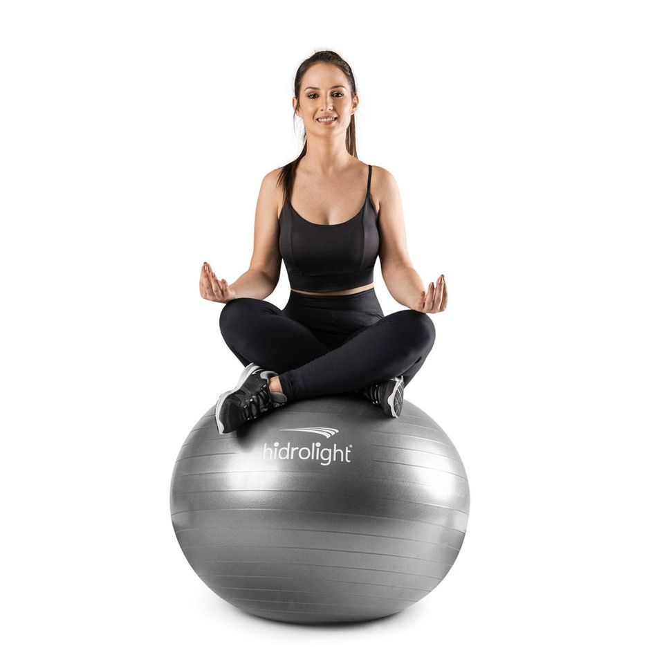 BOLA DE EXERCÍCIOS CINZA 75 CM - Imagem 3