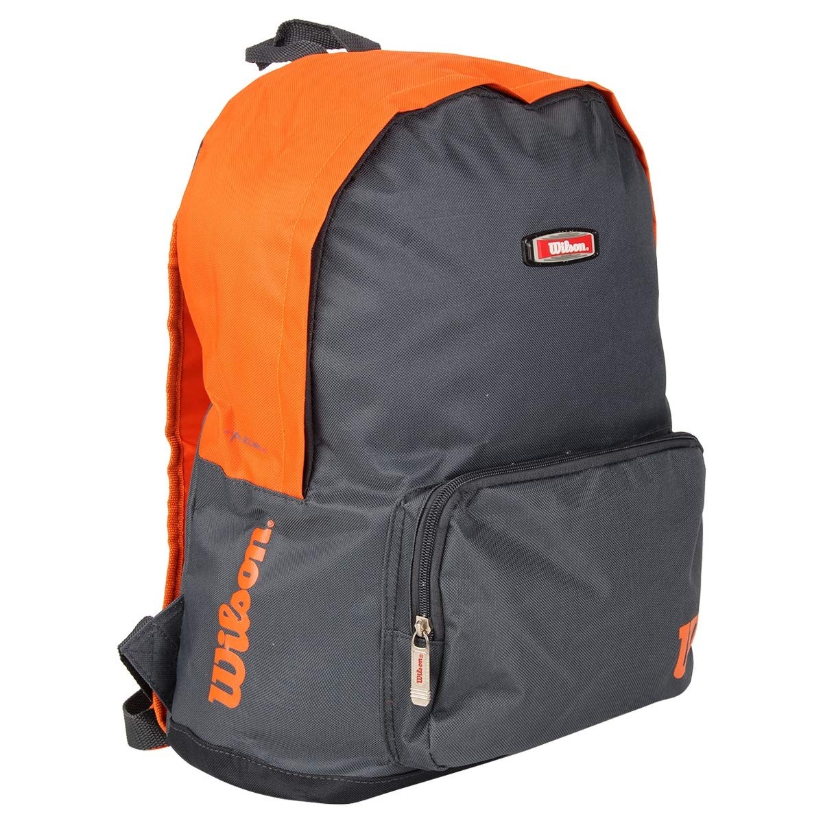 Mochila Wilson ESP Cinza e Laranja - Imagem 2